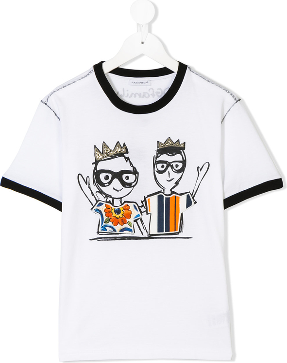 Koszulka dziecięca Dolce & Gabbana Kids dla chłopców z krótkim rękawem
