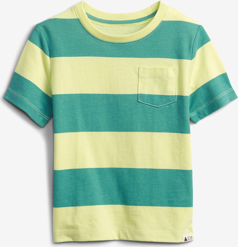 Koszulka dziecięca Gap w paseczki z bawełny