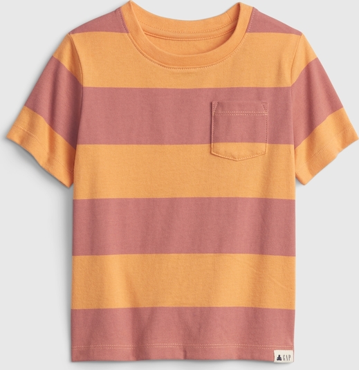 Koszulka dziecięca Gap z bawełny w paseczki