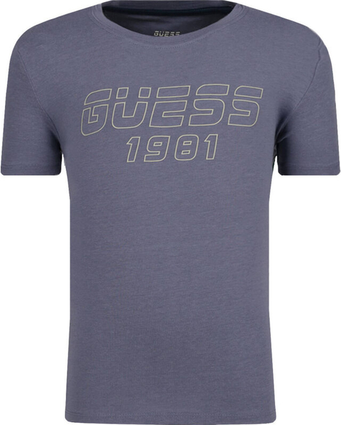 Koszulka dziecięca Guess dla chłopców z bawełny