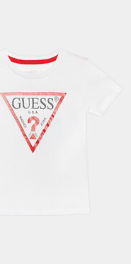 Koszulka dziecięca Guess dla chłopców z jeansu