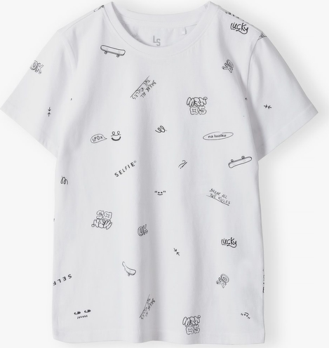 Koszulka dziecięca Lincoln & Sharks By 5.10.15. z bawełny