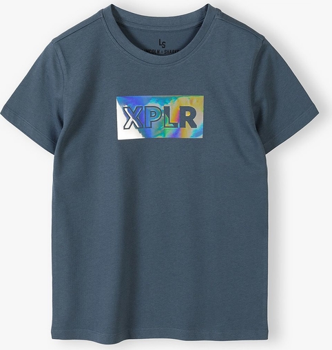 Koszulka dziecięca Lincoln & Sharks By 5.10.15. z bawełny dla chłopców z krótkim rękawem