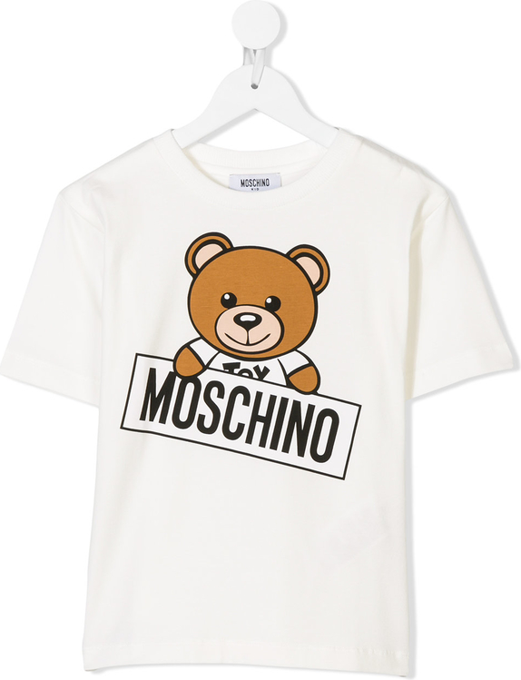 Koszulka dziecięca Moschino Kids z bawełny dla dziewczynek