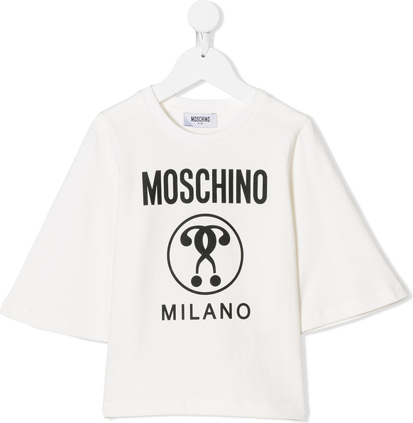 Koszulka dziecięca Moschino Kids z krótkim rękawem z bawełny
