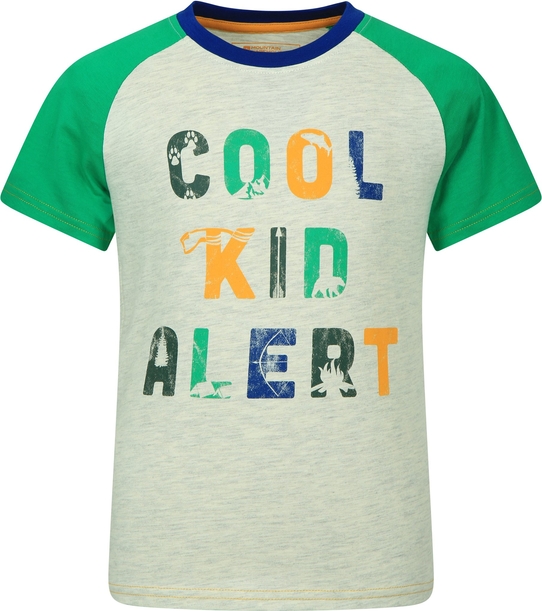 Koszulka dziecięca Mountain Warehouse dla chłopców z bawełny z krótkim rękawem