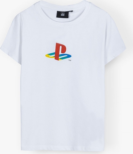 Koszulka dziecięca Playstation z bawełny dla chłopców