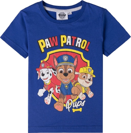 Koszulka dziecięca Psi Patrol dla chłopców z bawełny