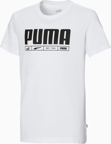 Koszulka dziecięca Puma dla chłopców z dżerseju z krótkim rękawem