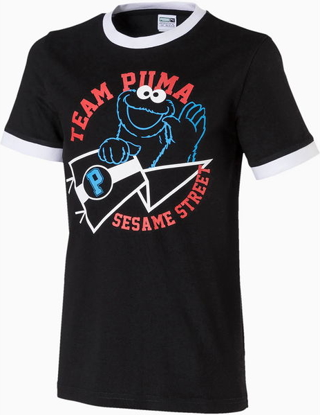 Koszulka dziecięca Puma z krótkim rękawem z bawełny