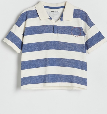 Koszulka dziecięca Reserved z bawełny w paseczki