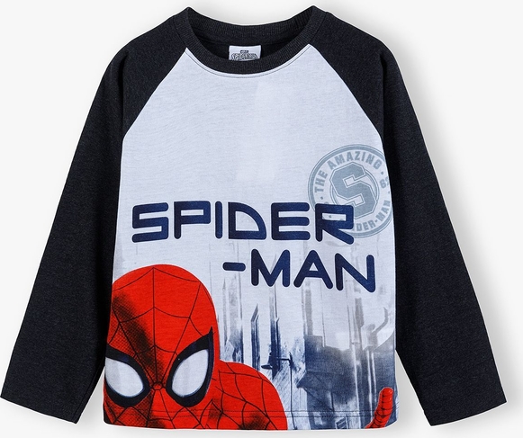 Koszulka dziecięca Spiderman dla chłopców z długim rękawem