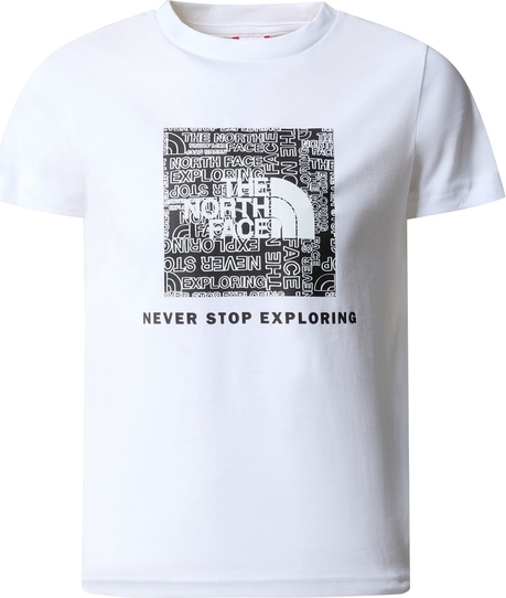 Koszulka dziecięca The North Face dla chłopców z tkaniny