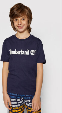 Koszulka dziecięca Timberland z krótkim rękawem z bawełny