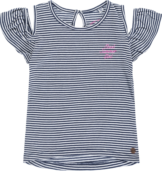 Koszulka dziecięca Tom Tailor dla dziewczynek z bawełny w paseczki