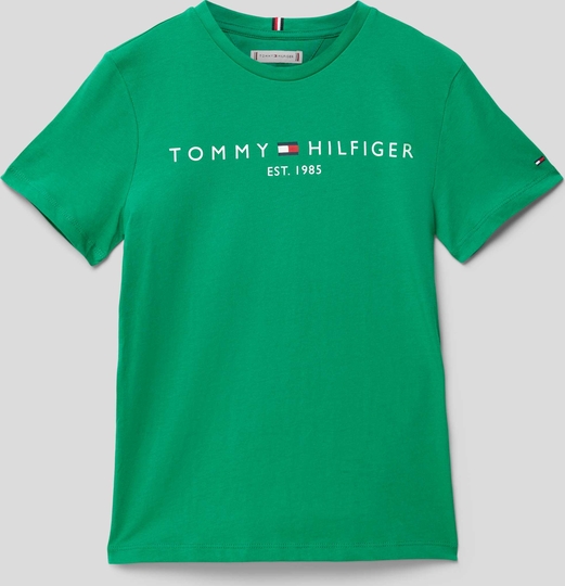 Koszulka dziecięca Tommy Hilfiger dla chłopców z bawełny