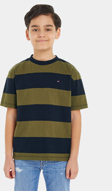Koszulka dziecięca Tommy Hilfiger w paseczki dla chłopców