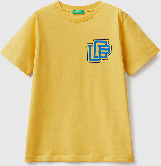 Koszulka dziecięca United Colors Of Benetton z bawełny dla chłopców