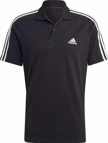 Koszulka polo Adidas w sportowym stylu z krótkim rękawem z bawełny