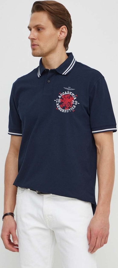 Koszulka polo Aeronautica Militare z bawełny
