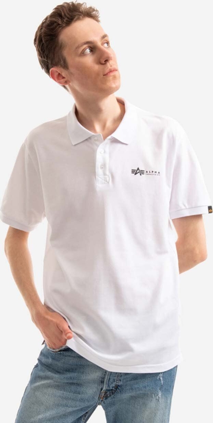 Koszulka polo Alpha Industries z bawełny w stylu casual