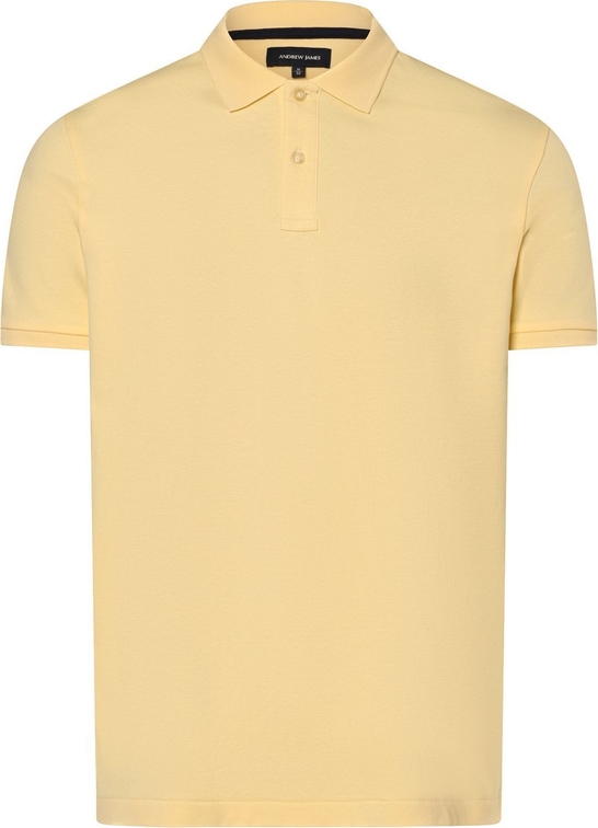 Koszulka polo Andrew James z krótkim rękawem w stylu casual