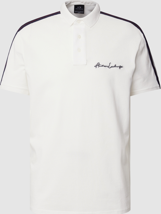 Koszulka polo Armani Exchange w stylu casual z bawełny