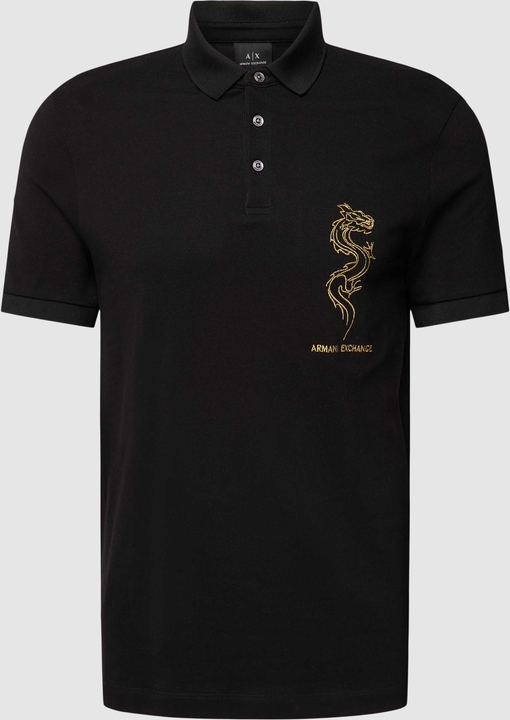 Koszulka polo Armani Exchange z bawełny