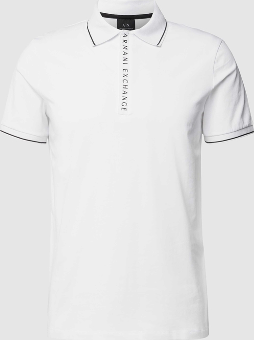 Koszulka polo Armani Exchange z krótkim rękawem