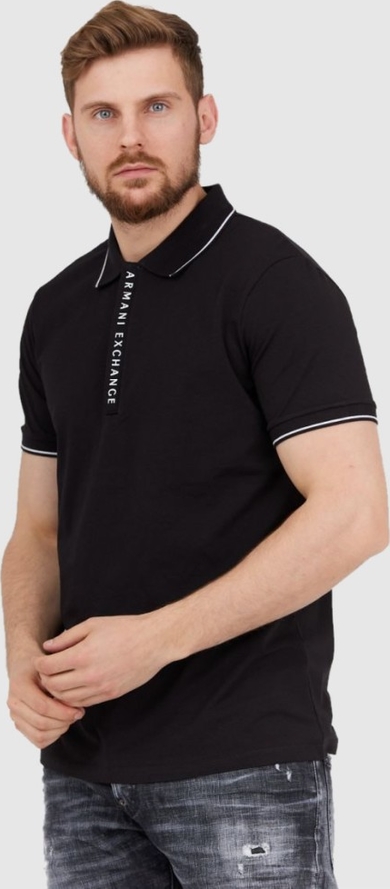 Koszulka polo Armani Exchange z krótkim rękawem w stylu casual