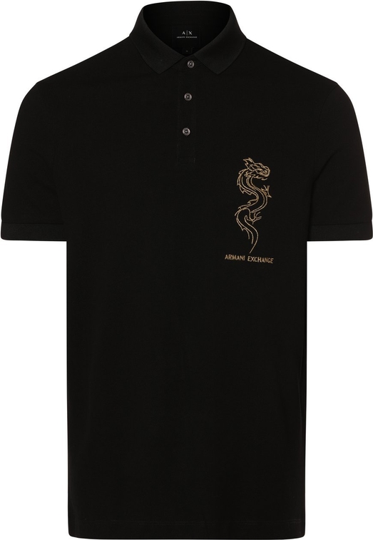 Koszulka polo Armani Exchange z krótkim rękawem w stylu casual z bawełny