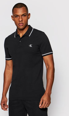 Koszulka polo Calvin Klein w stylu casual z krótkim rękawem