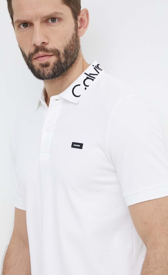 Koszulka polo Calvin Klein z bawełny