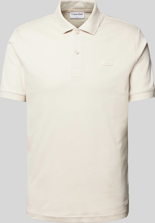 Koszulka polo Calvin Klein z bawełny z krótkim rękawem