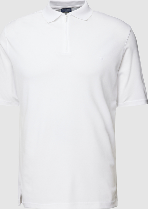 Koszulka polo Christian Berg w stylu casual z bawełny z krótkim rękawem