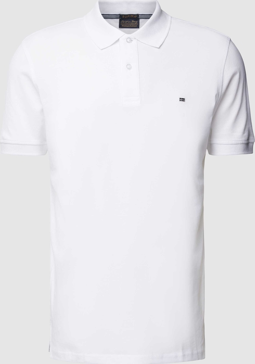 Koszulka polo Christian Berg w stylu casual z krótkim rękawem z bawełny
