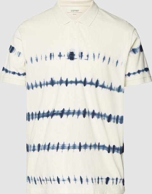Koszulka polo Esprit z bawełny w młodzieżowym stylu z krótkim rękawem