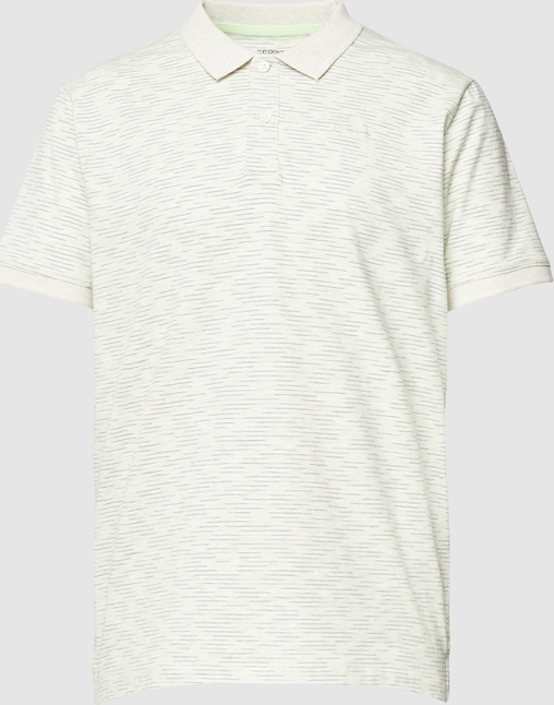 Koszulka polo Esprit z bawełny w stylu casual z krótkim rękawem