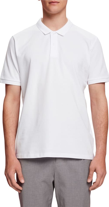 Koszulka polo Esprit z krótkim rękawem z bawełny w stylu casual