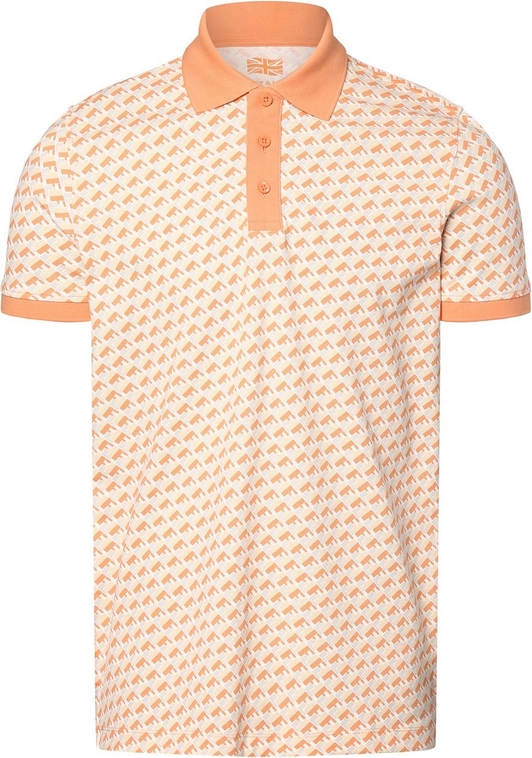 Koszulka polo Finshley & Harding z bawełny w młodzieżowym stylu z krótkim rękawem