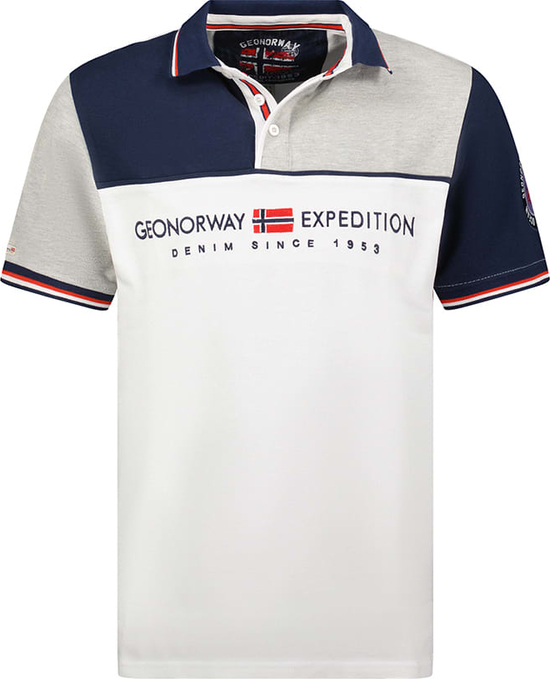 Koszulka polo Geographical Norway w sportowym stylu z bawełny