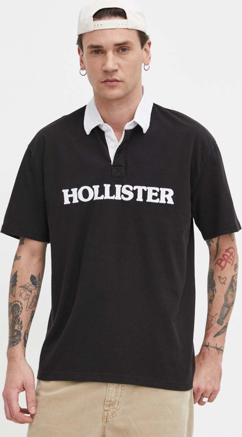 Koszulka polo Hollister Co. z bawełny