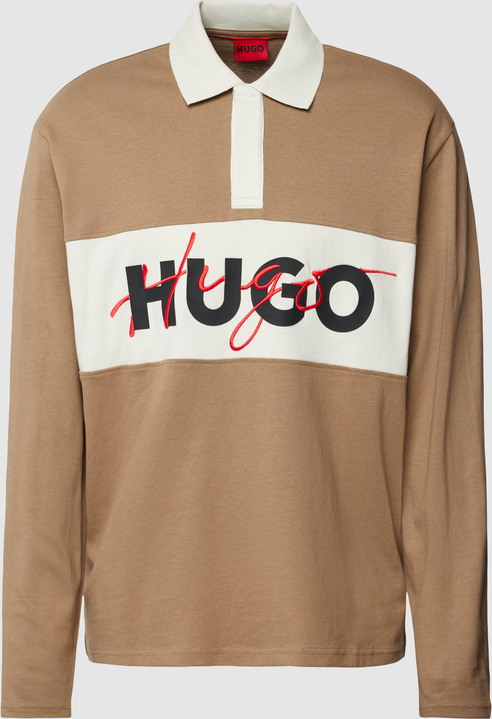 Koszulka polo Hugo Boss z bawełny
