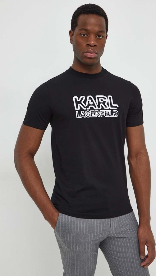 Koszulka polo Karl Lagerfeld z bawełny w stylu casual