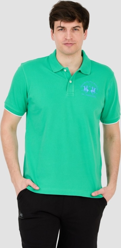 Koszulka polo La Martina z krótkim rękawem w stylu casual