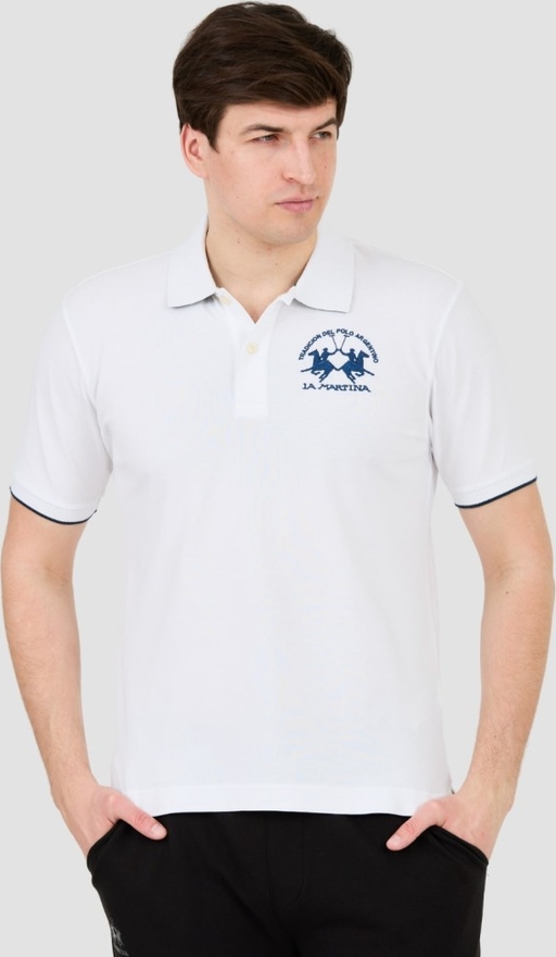 Koszulka polo La Martina z krótkim rękawem w stylu casual