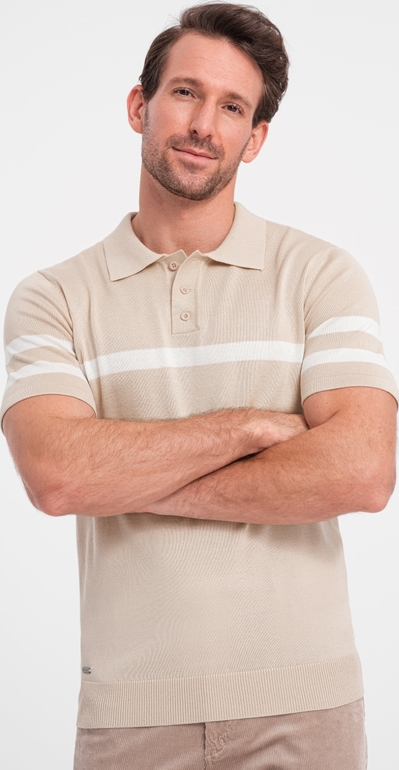 Koszulka polo Ombre z krótkim rękawem w stylu casual