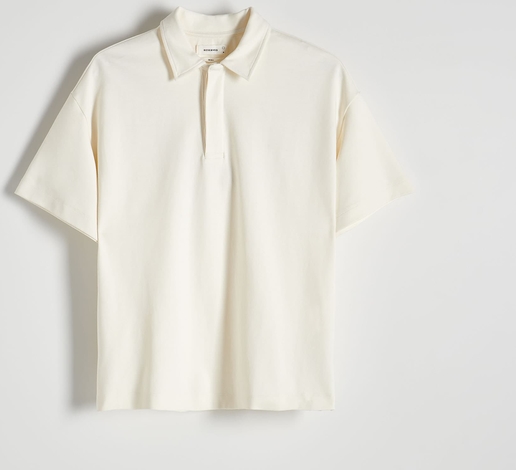 Koszulka polo Reserved w stylu casual z bawełny