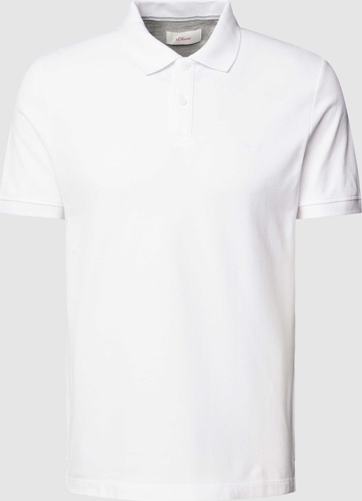 Koszulka polo S.Oliver z bawełny z krótkim rękawem w stylu casual