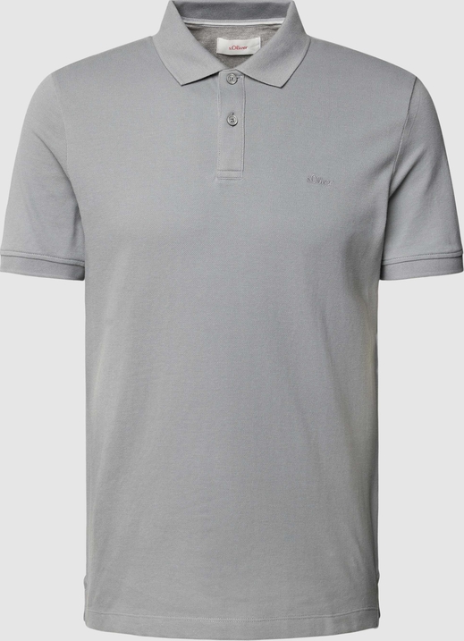 Koszulka polo S.Oliver z krótkim rękawem z bawełny w stylu casual